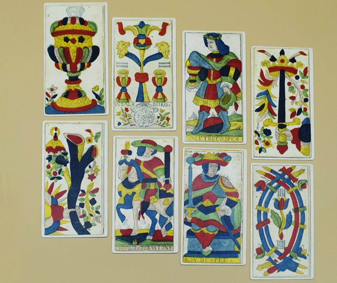 TAROCCHI DI BESANÇON Miller 1780. Edic. lim. 900 copias numeradas. ART BOX. Edición de Giordano Berti. Fotografías de Giordano Berti.